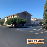 Church Parking Lot in Redondo Beach - ADA Compliant Sealcoating & Striping by D&G Paving